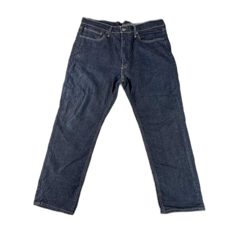 Levi's Straight Fit Jeans W36 L30 Dark Blue Denim Made in Mexico